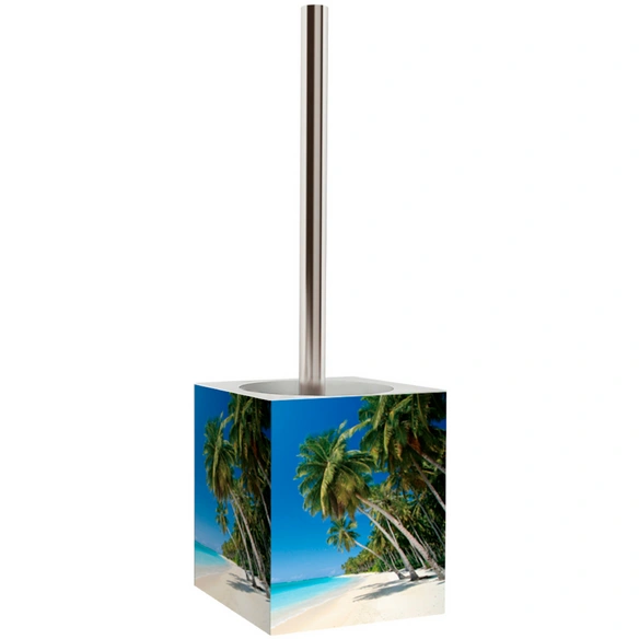 Bad-Accessoire-Set »Karibik«, Blau, Rechteckig
