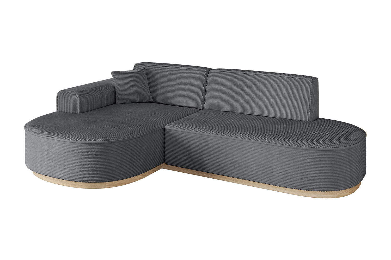 Narożnik lewostronne bez funkcji spania MARI-L1-v1 243x171x83cm Ciemnoszary