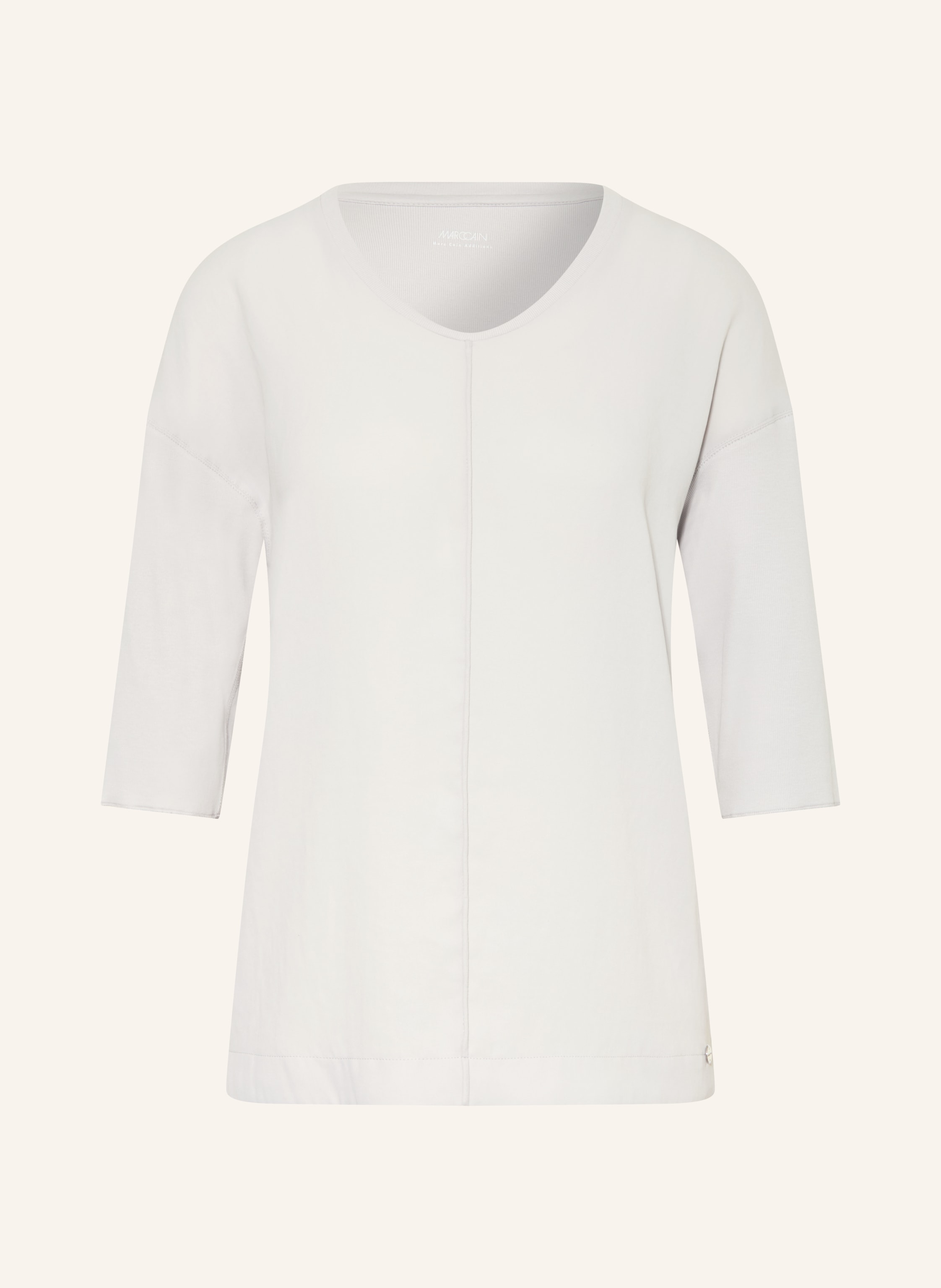 MARC CAIN Shirt im Materialmix mit 3/4-Arm