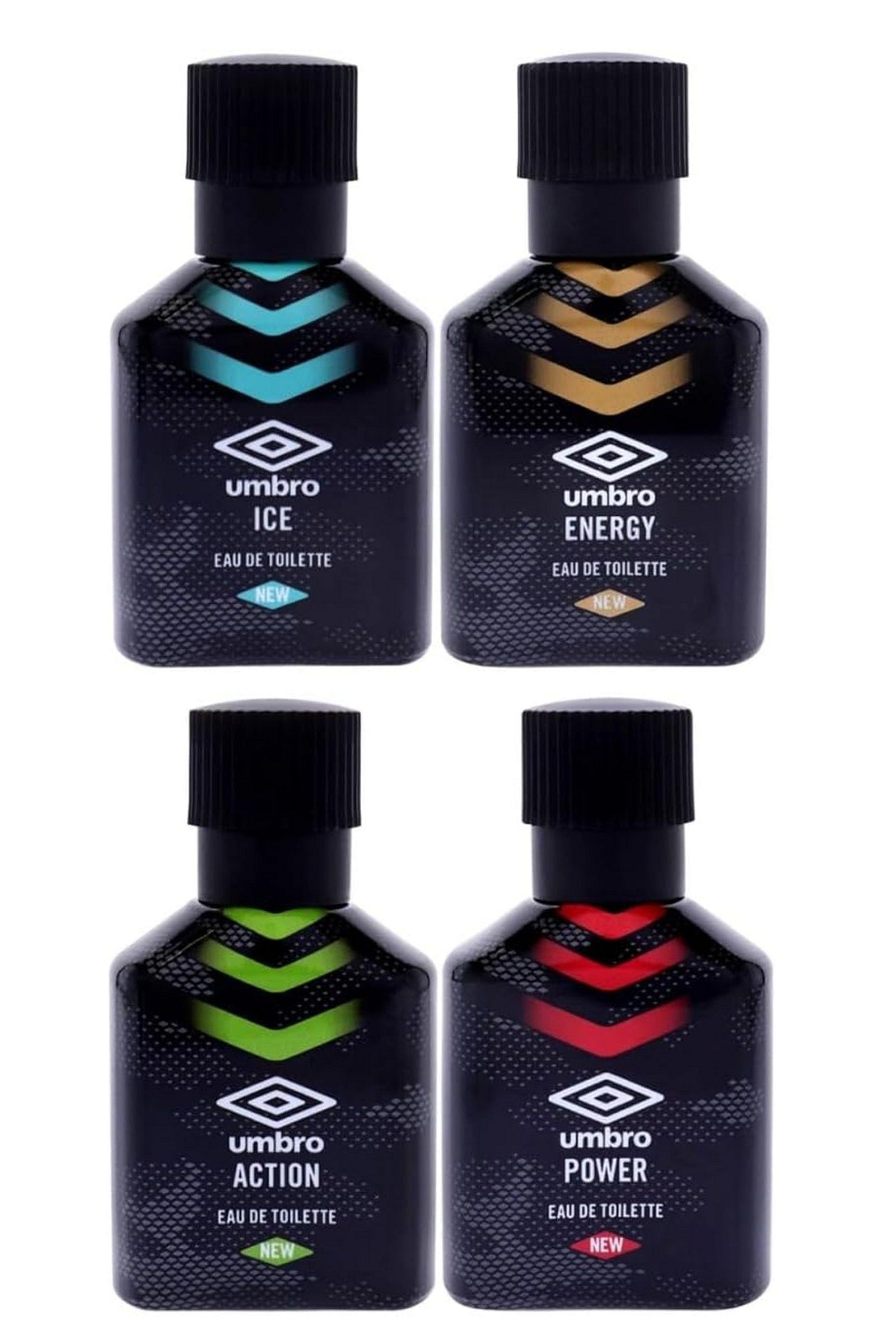 Umbro for Men Fragrance Collection Set- EDT Spray 30ml Ice, Energy, Power and Action