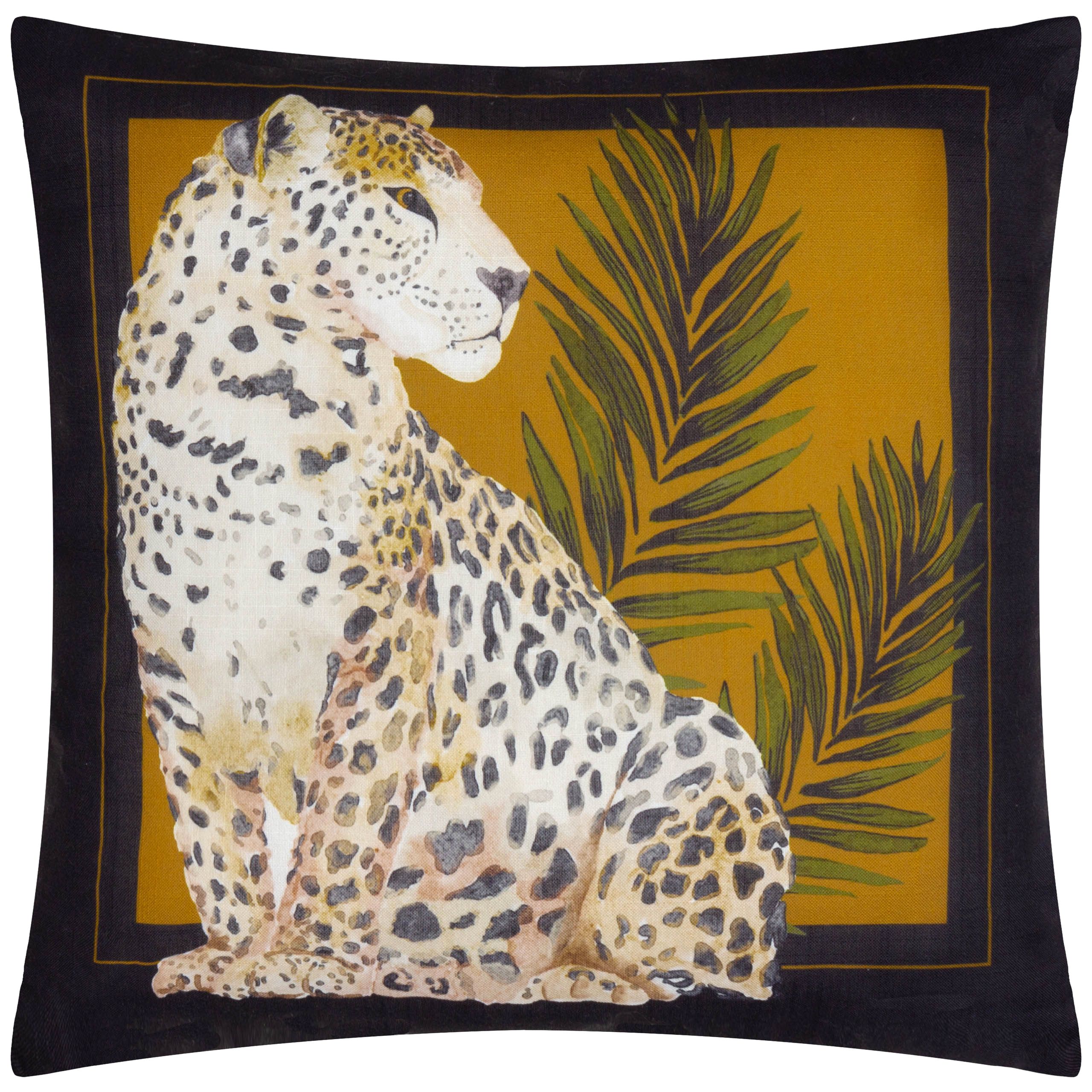 Paoletti Leopardis Cat Printed Outdoor Cushion