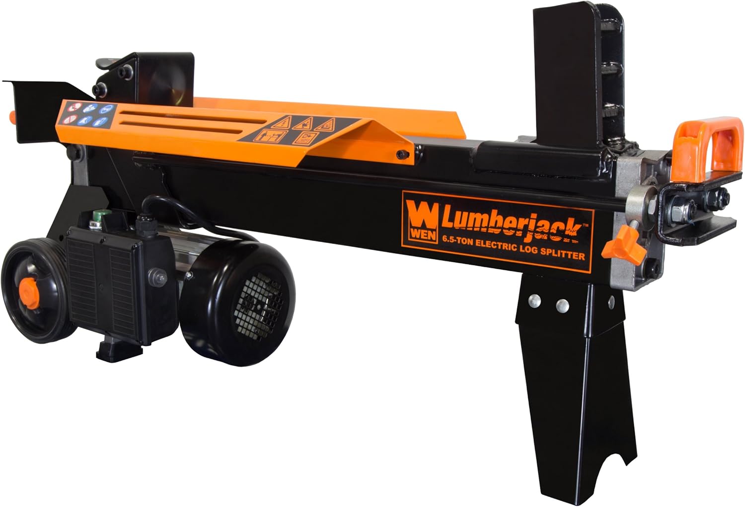 WEN Electric Log Splitter  6.5-Ton Capacity with Portable Stand (56208)