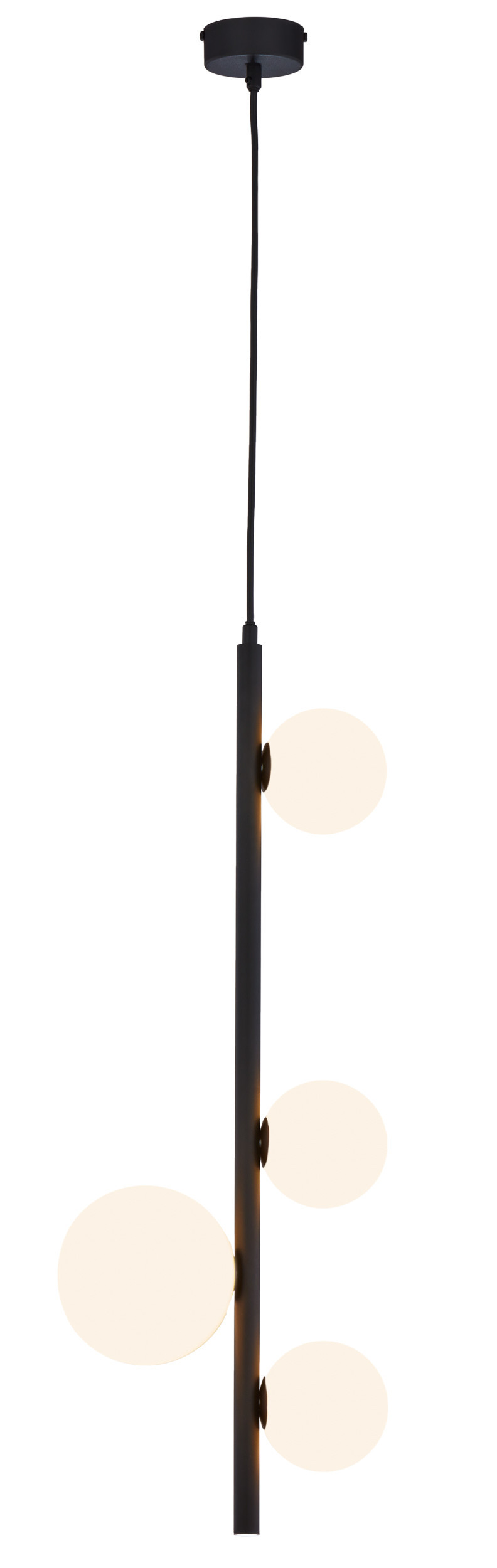 Lampa sufitowa TAIDAczarno-biała 4xG9x14W IP20 Jupiter