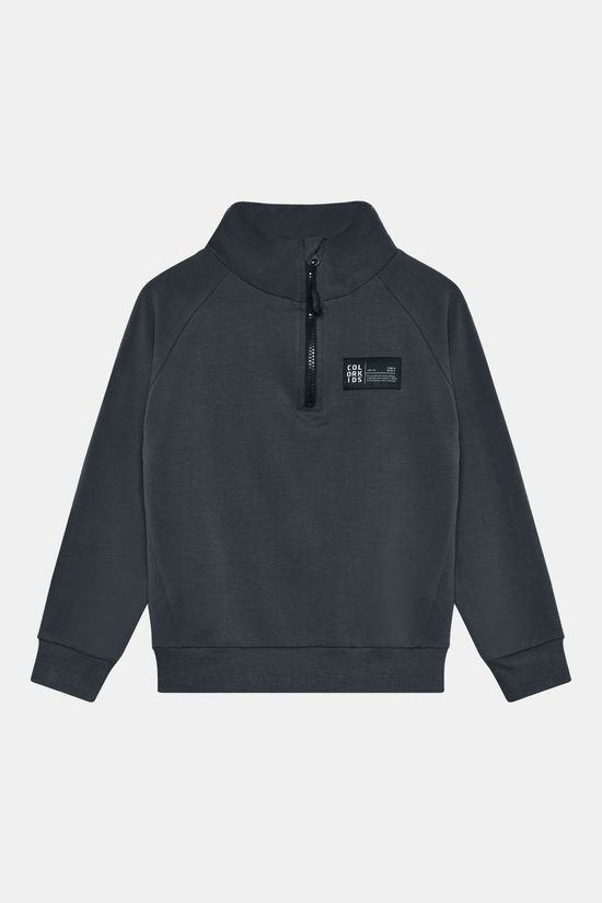 Color Kids Sweat W. Zip Fleecetrui Junior