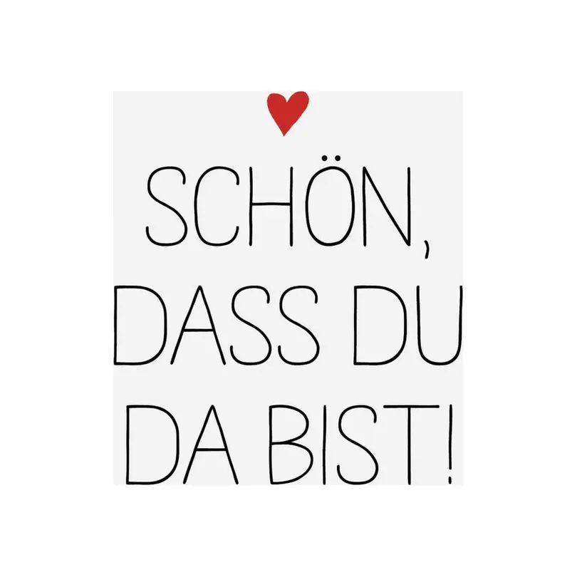 Serviette 20er-Set Schön dass Du da bist