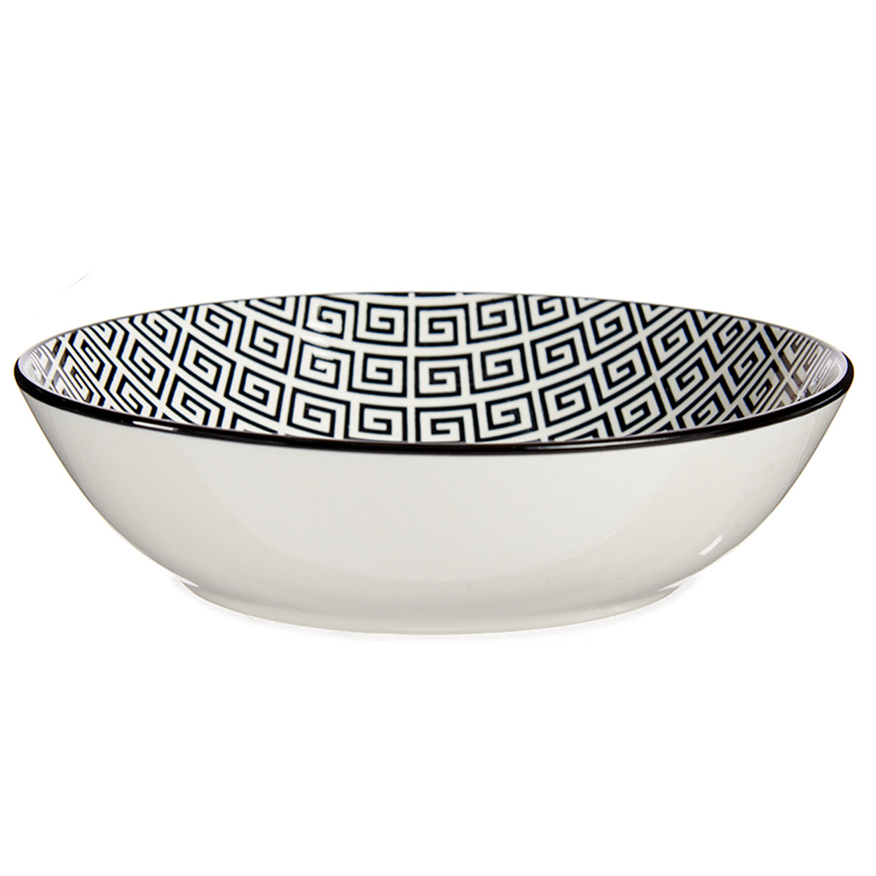 Talerz głęboki GEOMETRICO 20 cm porcelana