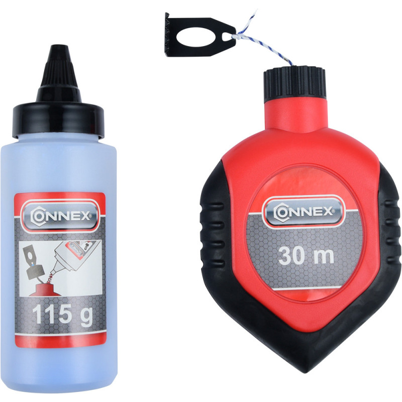 Cordeau traceur en plastique avec poudre 30 m CONNEX