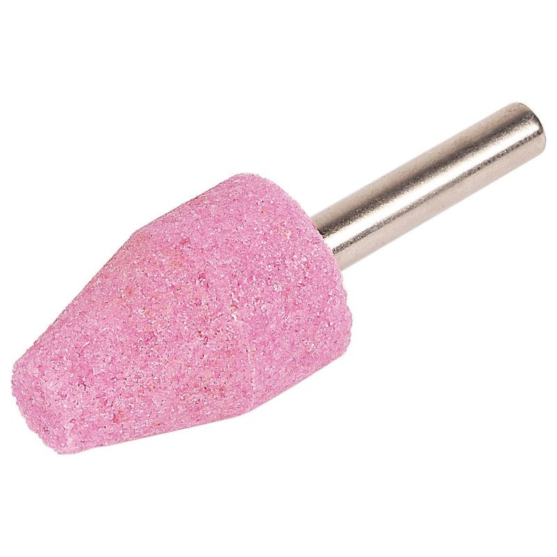 Meule abrasive conique en oxyde d'aluminium WOLFCRAFT