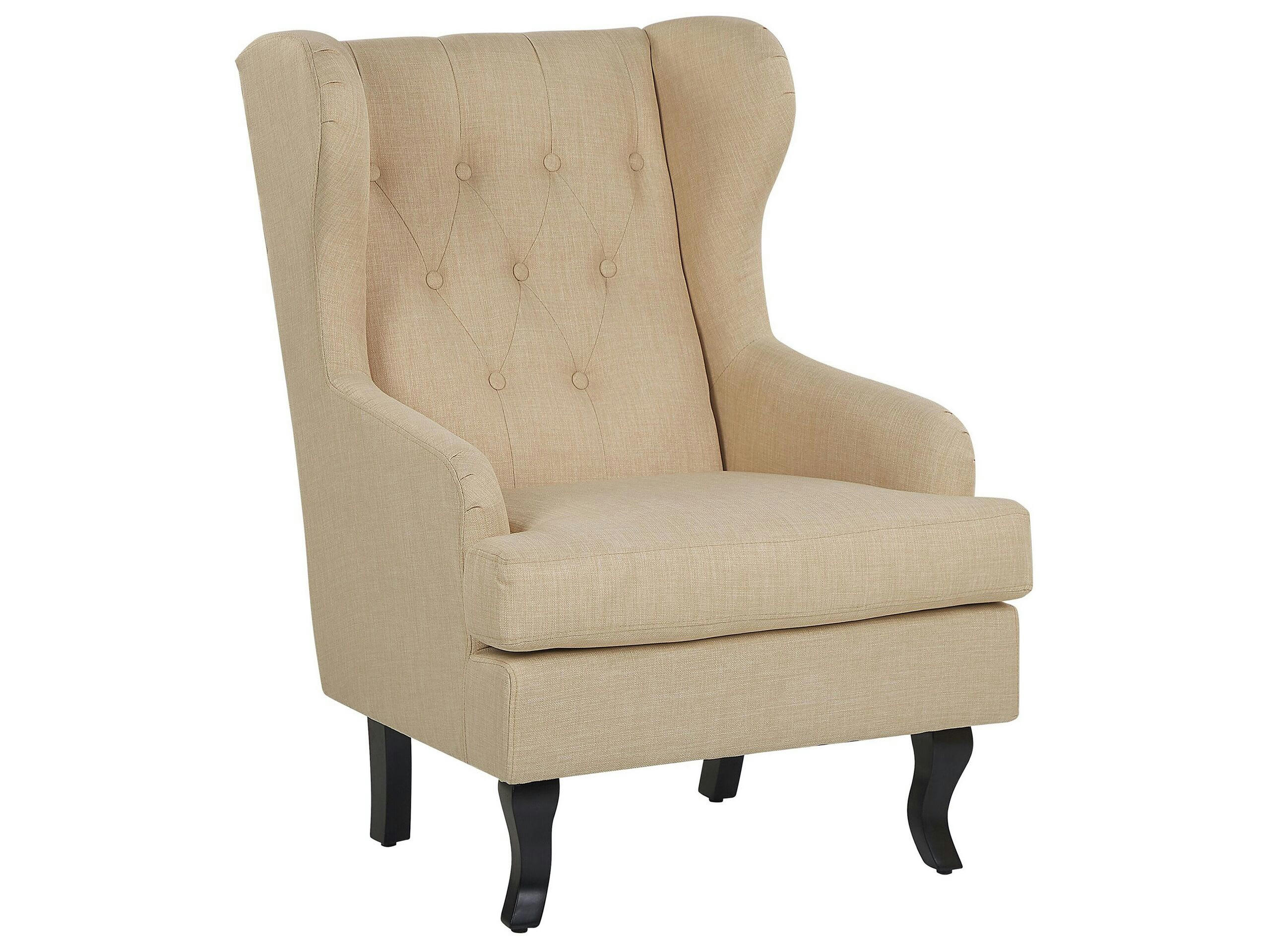 ALTA - Fauteuil en tissu beige