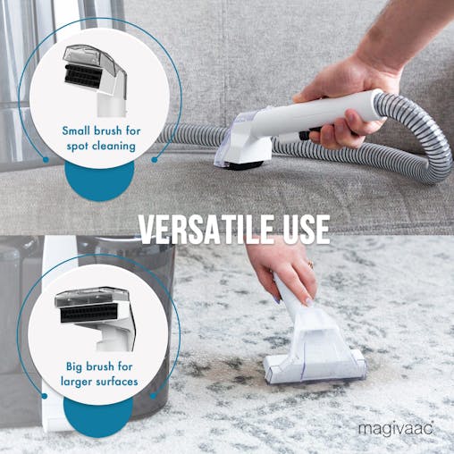 600W Spot Cleaner and Stain Remover Vacuum with Clear and Dirty Water Tanks