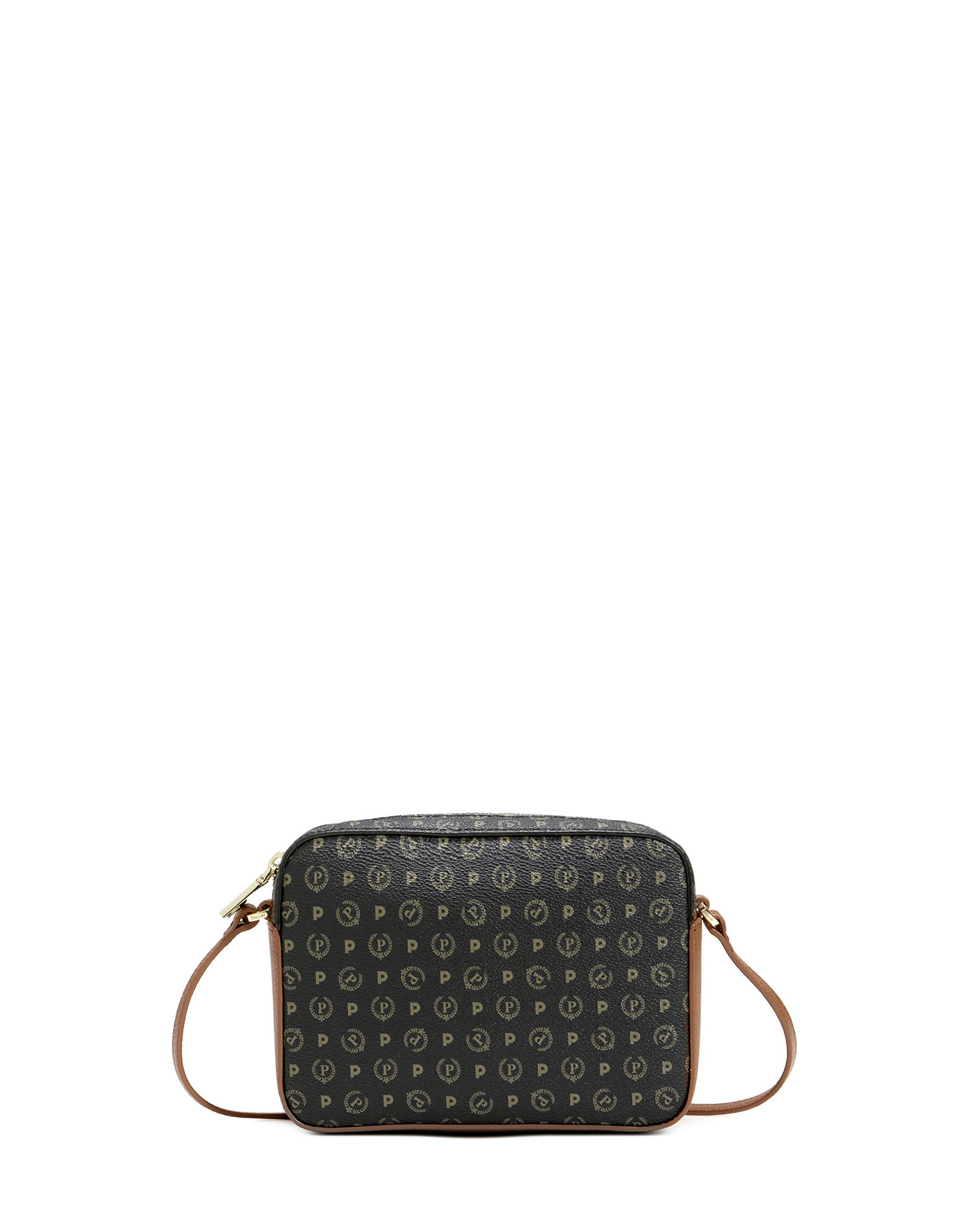 Borsa A Tracolla Heritage Logo Classic Nero/marrone