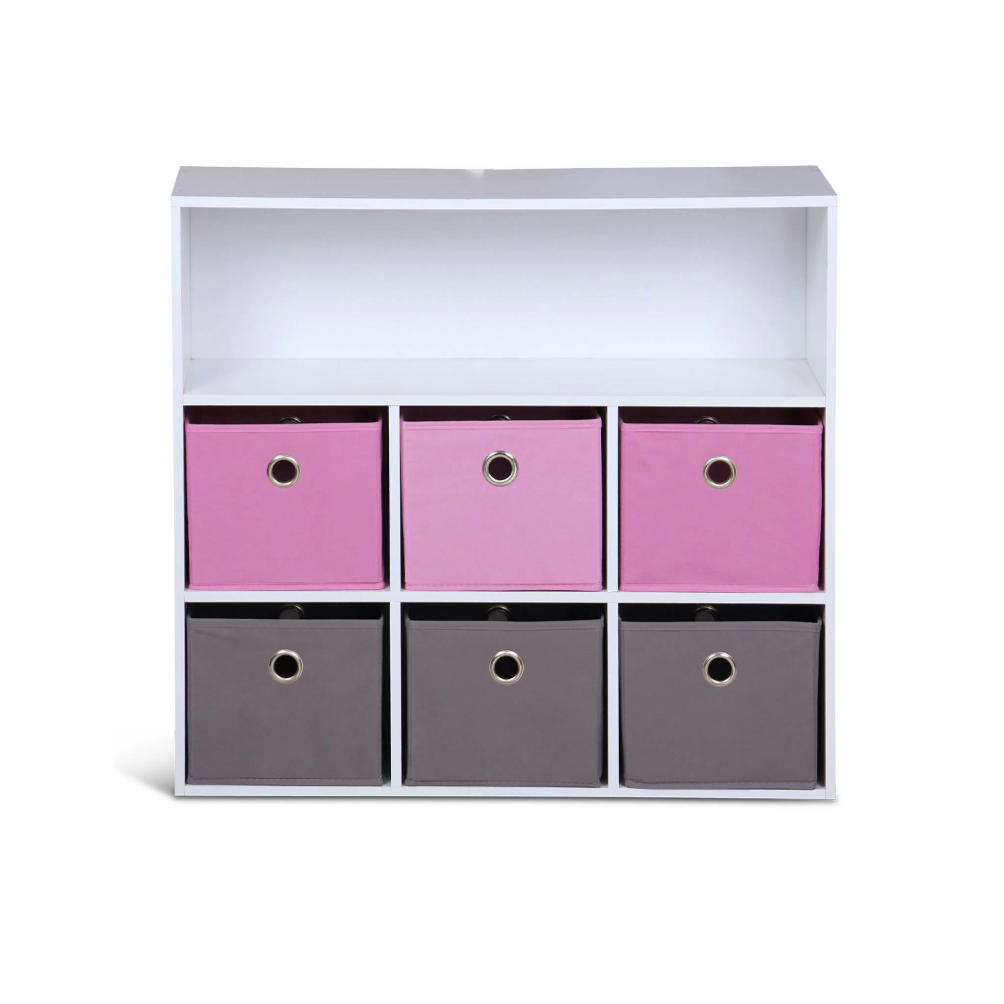 CAMILLE - Meuble de rangement pour enfant, blanc