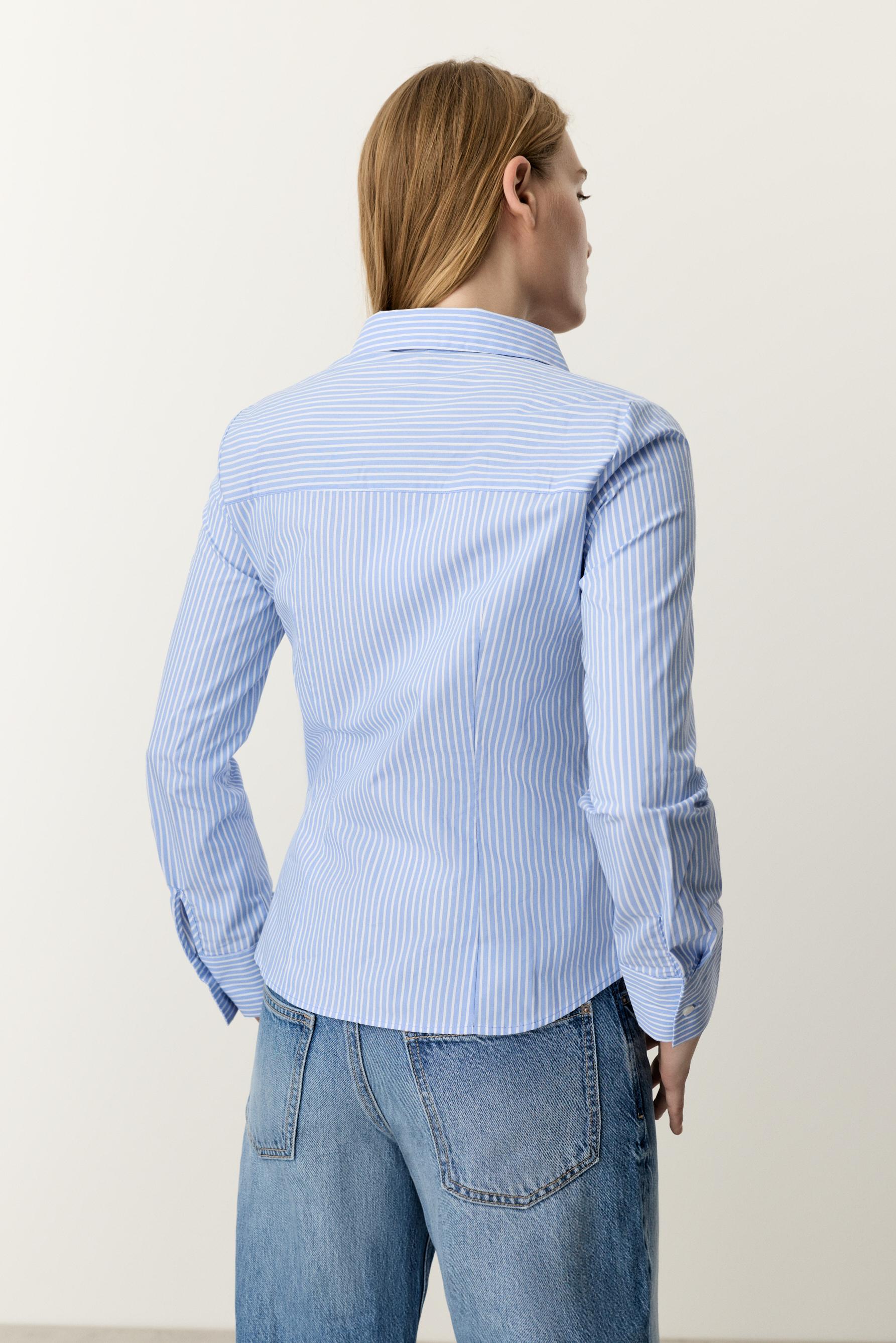 Camisa popelín entallada
