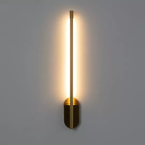Kinkiet Fargazłoty LED 1x8W 680lm wym:60x7x7cm IP20 Abruzzo