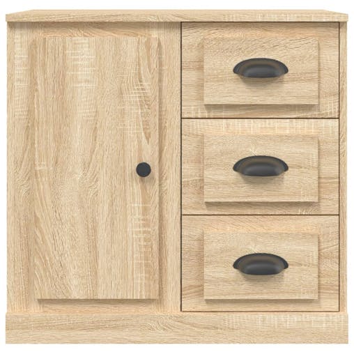 NNEVL Sideboards 2 pcs Sonoma Oak Engineered Wood