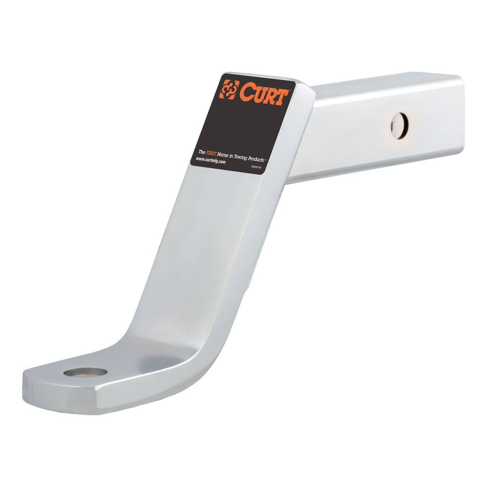 CURT 45297 Class 3 Ball Mount, 2-in Shank, 7,500-lb, 6-in Drop, 9-1/4-in Long