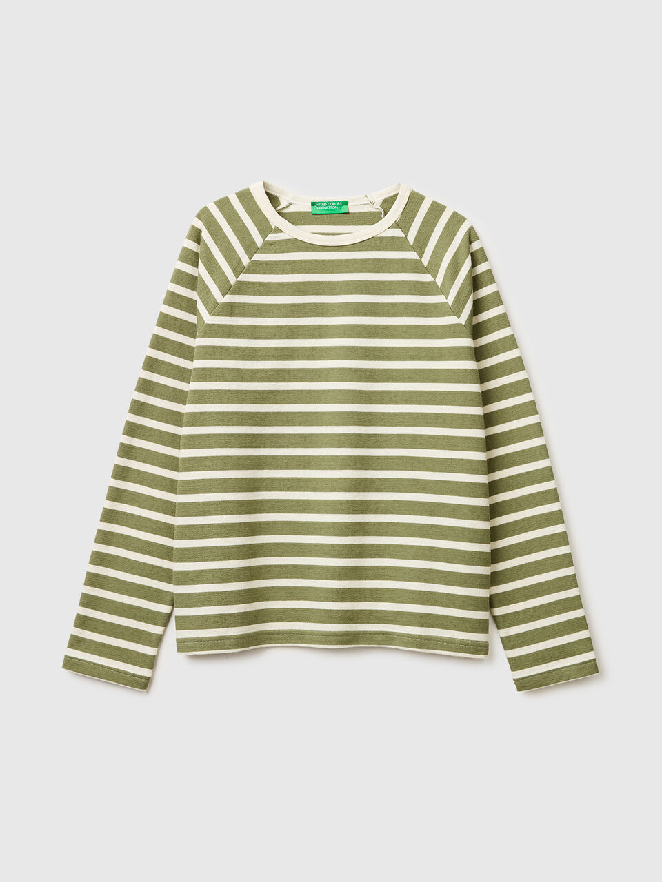 Striped closed sweatshirt