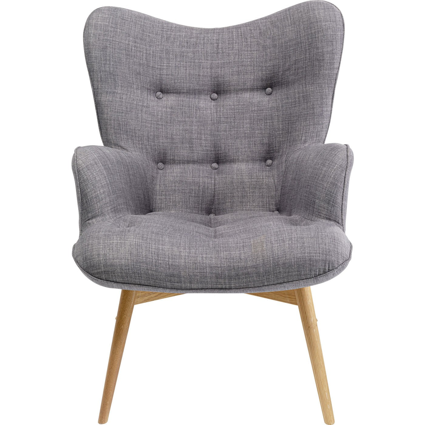 Kare Design Fauteuil Vicky donker grijs