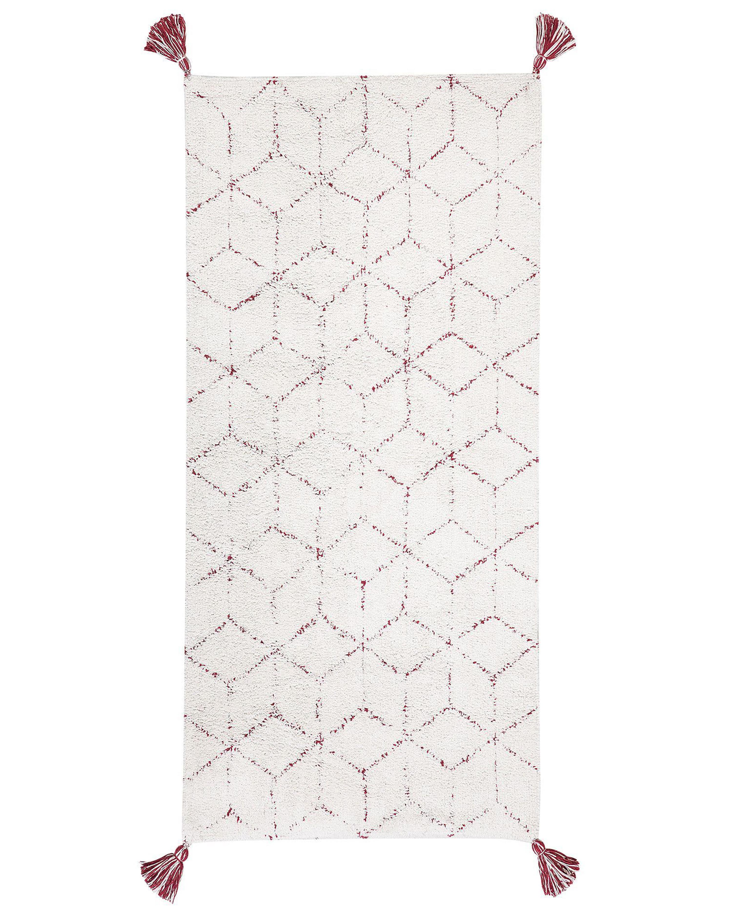 Rug SAKARYA White 140 x 200 cm Cotton