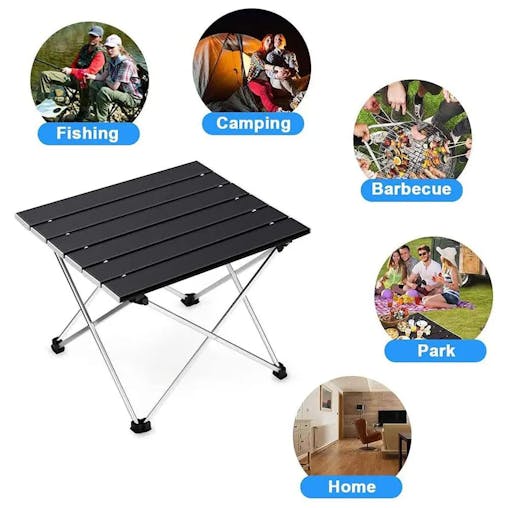 NNEOBA Portable Aluminum Camping Table