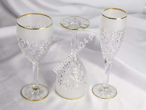 Kpl. kieliszków do wina czerwonego 320 ml (6szt) Bohemia Jihlava - Nicolette Gold 4SB.NIG.028757