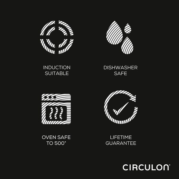 Circulon Stainless Steel Induction Sauté Pan with Lid and SteelShield Hybrid Stainless and Nonstick Technology, 5-Quart, Silver