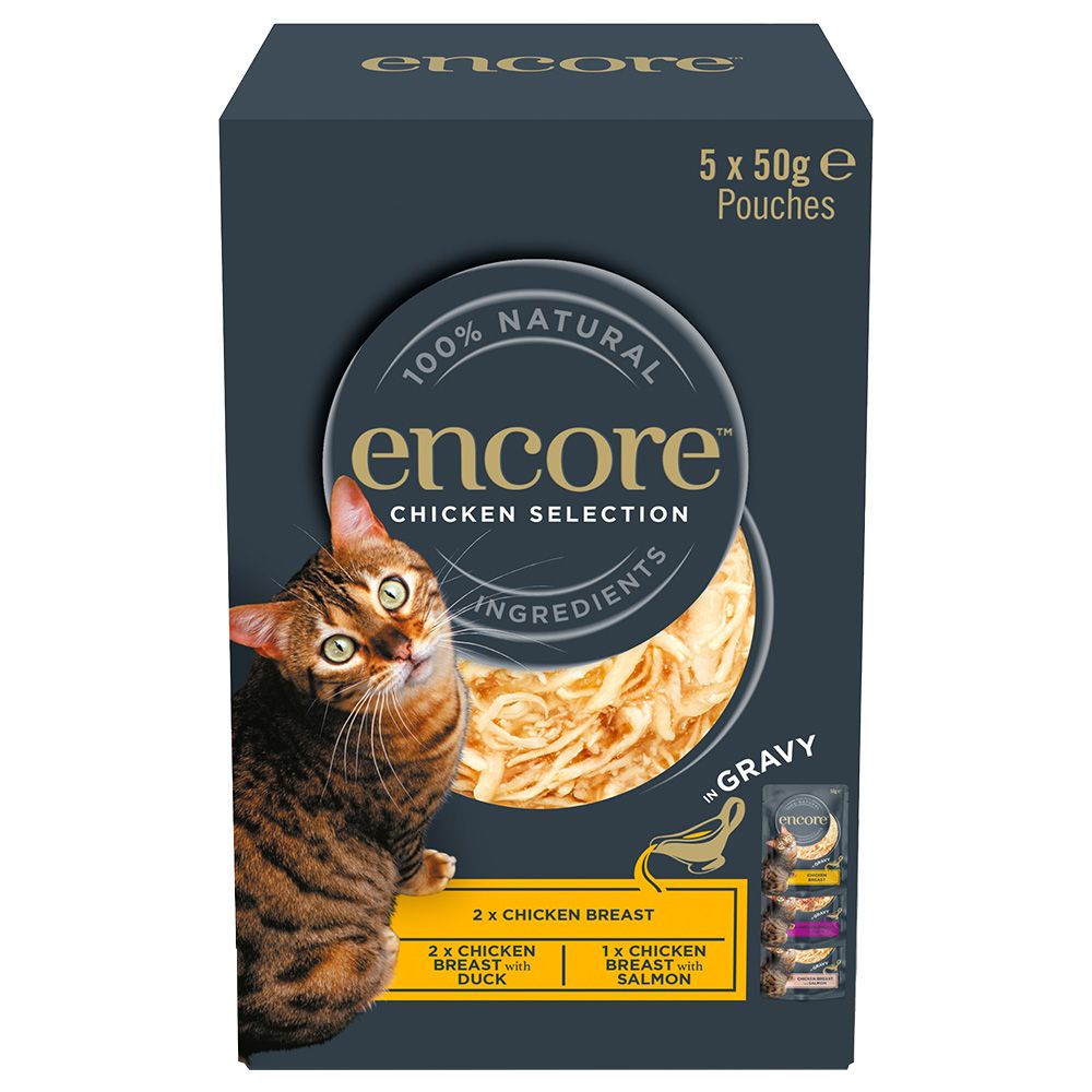 Encore Cat Gravy Pouch Mix Saver Pack 20 x 50g