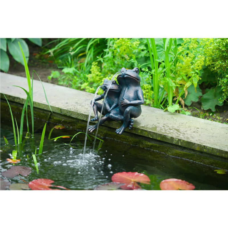 Fontaine pour bassin Duo de grenouilles UBBINK