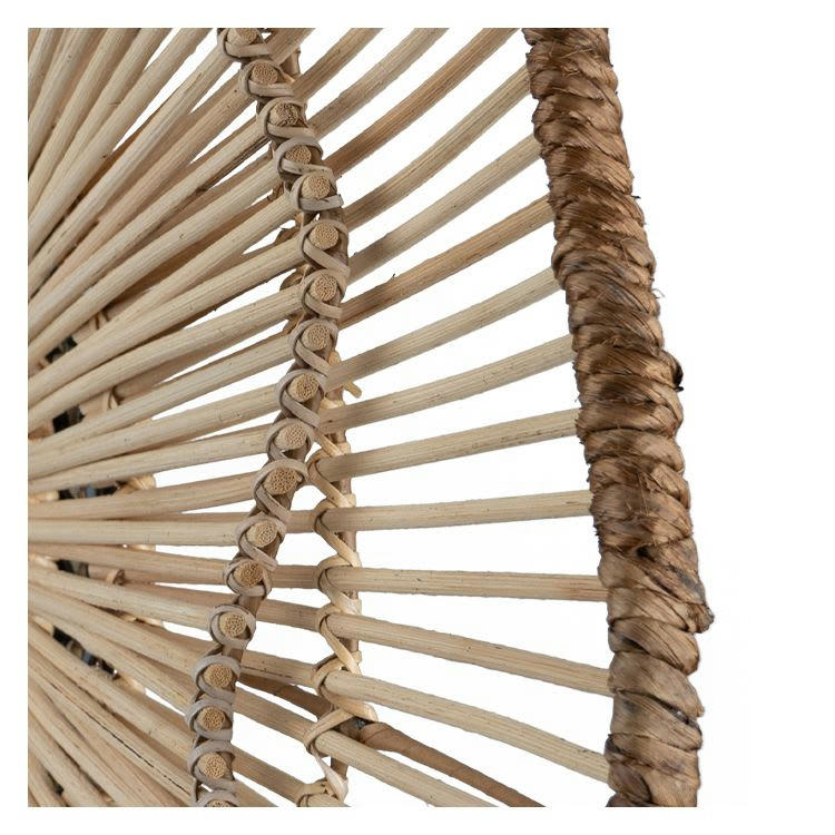 GIULIA - Miroir en rotin D86 cm