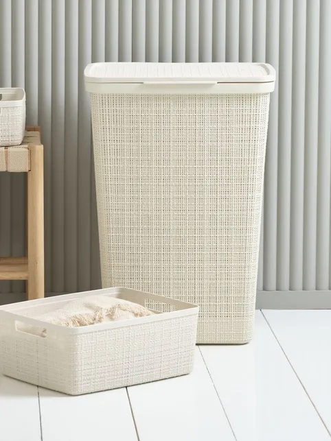 Vasketøjskurv JUTE B42xL34xH60cm 58L