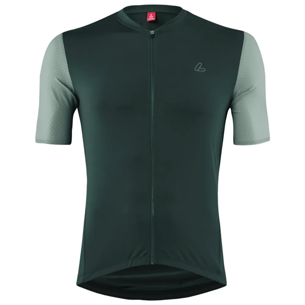 Loeffler Skys Clear Mid Full Zip short sleeve jersey