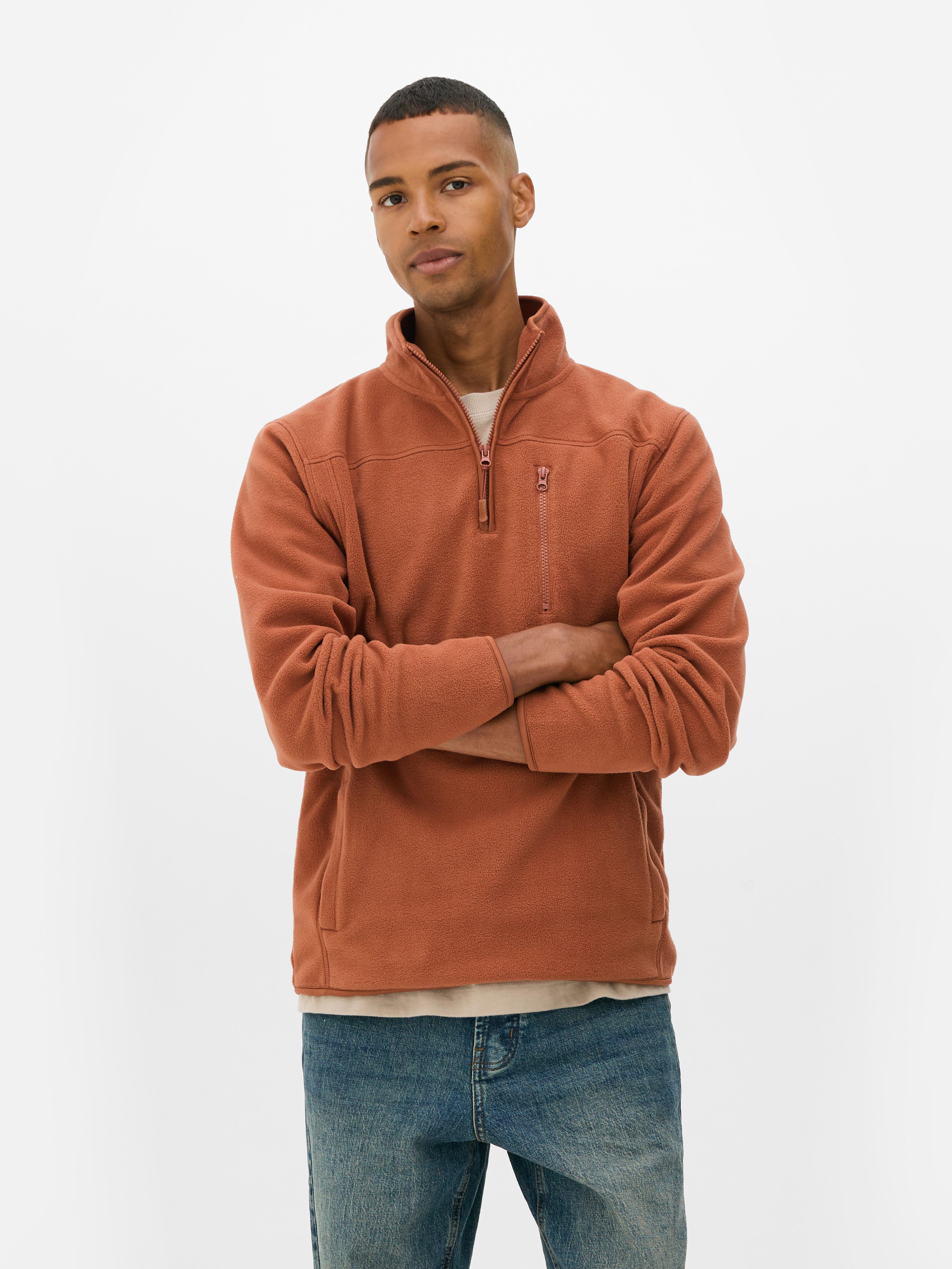 Quarter Zip Fleece Sweatshirt