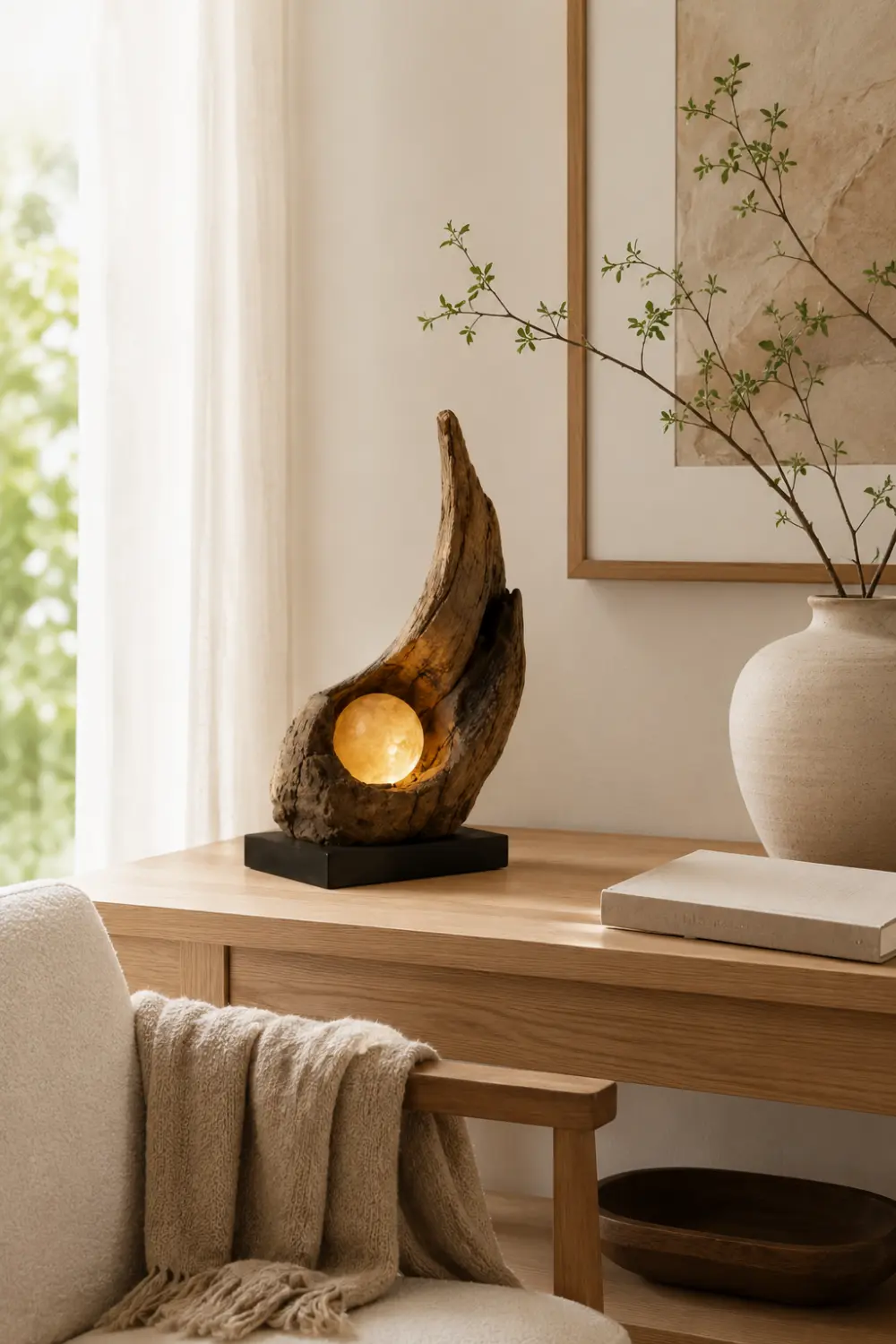 Wooden Art Lamp #WL120