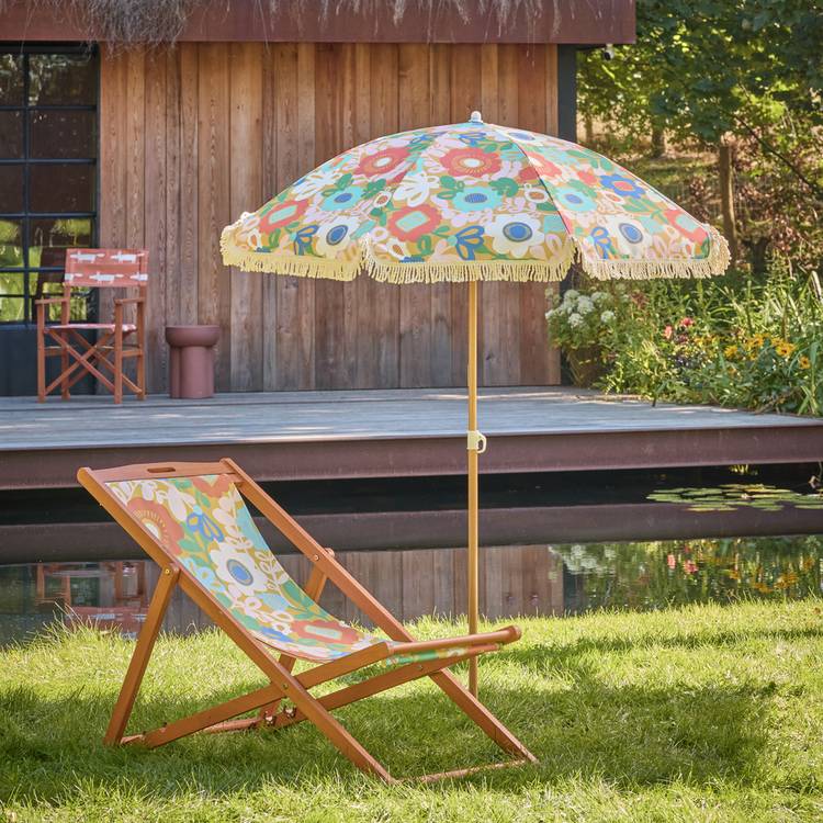 Habitat x Scion 1.6mGarden Parasol - Kukkia Print