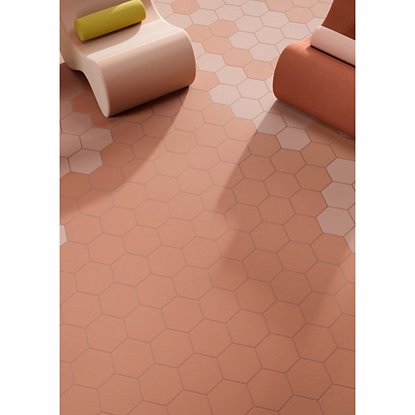 Carrelage sol / mur hexagonal terracotta 17x15 cm MINIMA8.6 COTTO
