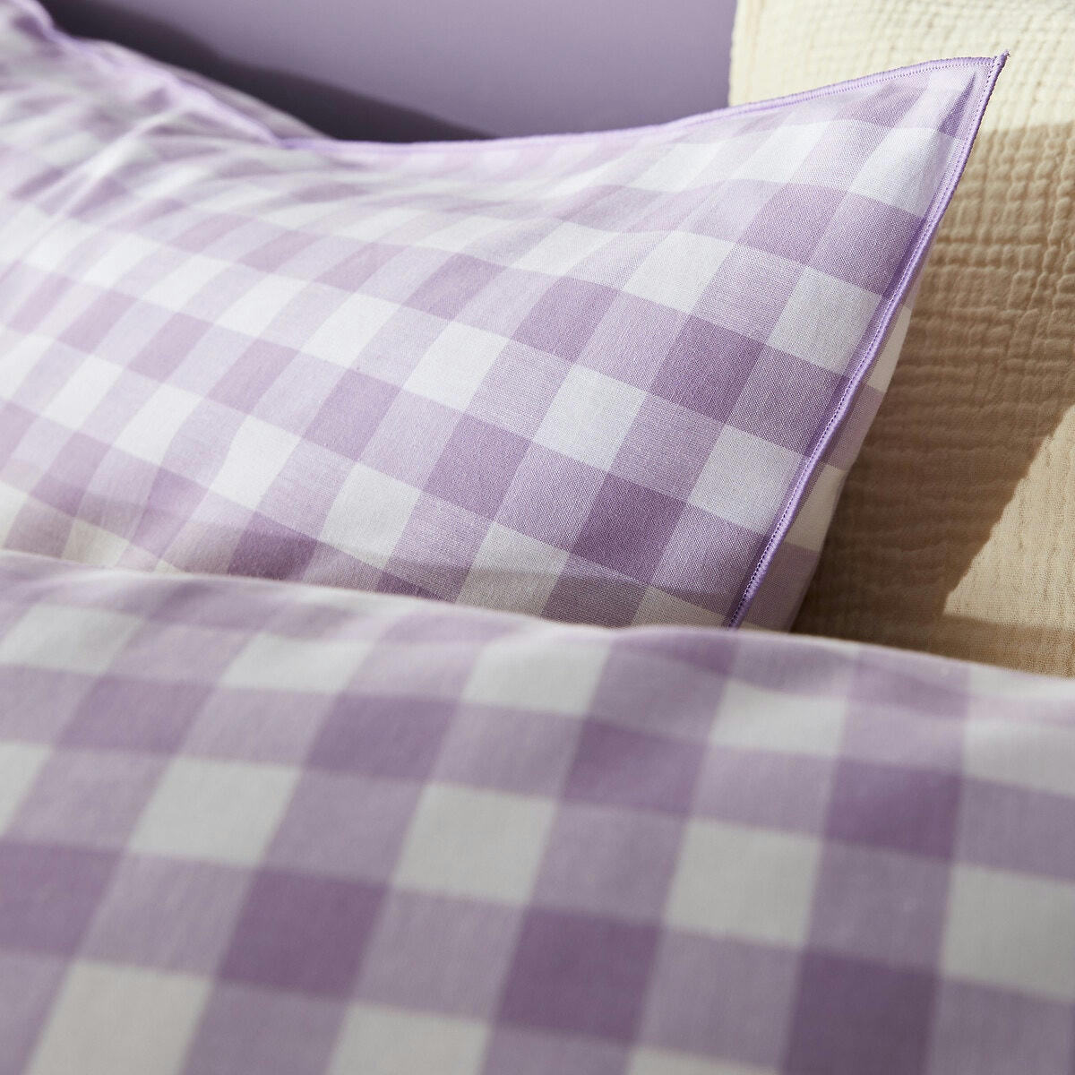 Drap-housse coton bonnet 30 cm, Veldi violet