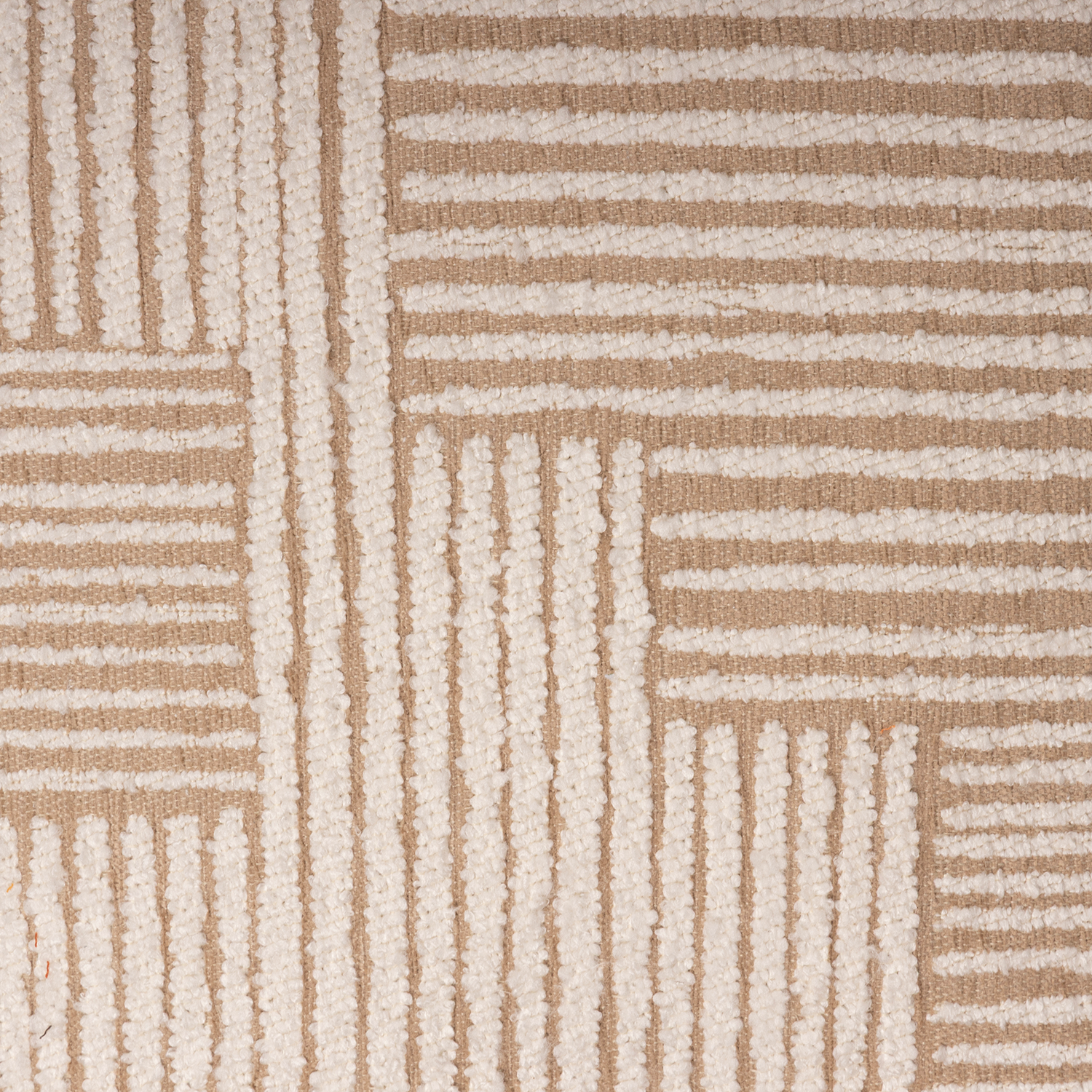 Atmooz Mailly - sierkussen - naturel - katoenmix - 45 x 45 cm