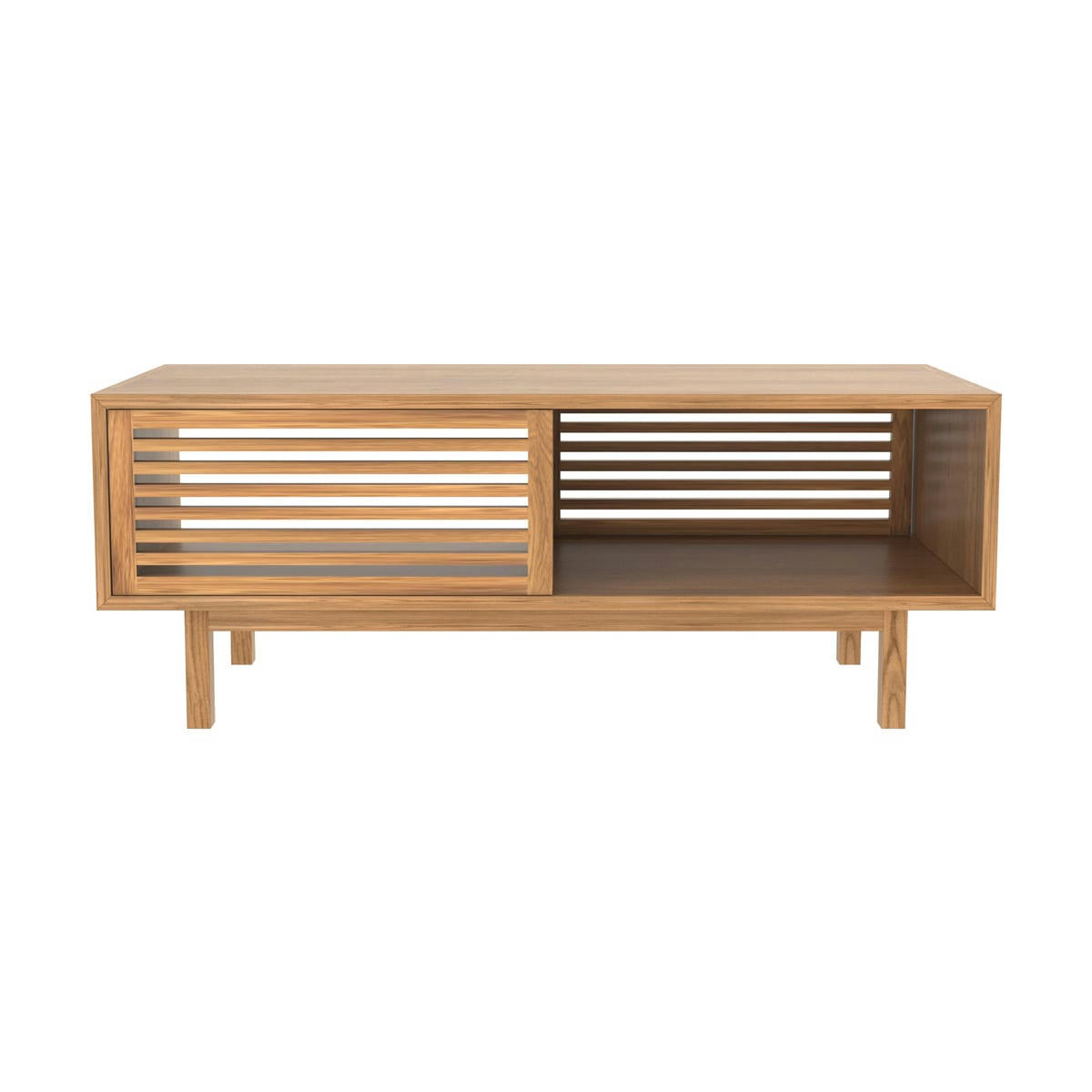 BORMES - Table basse en bois de teck