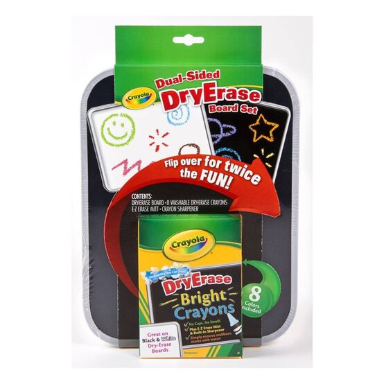Crayola Dual Sided Dry Erase Board Set