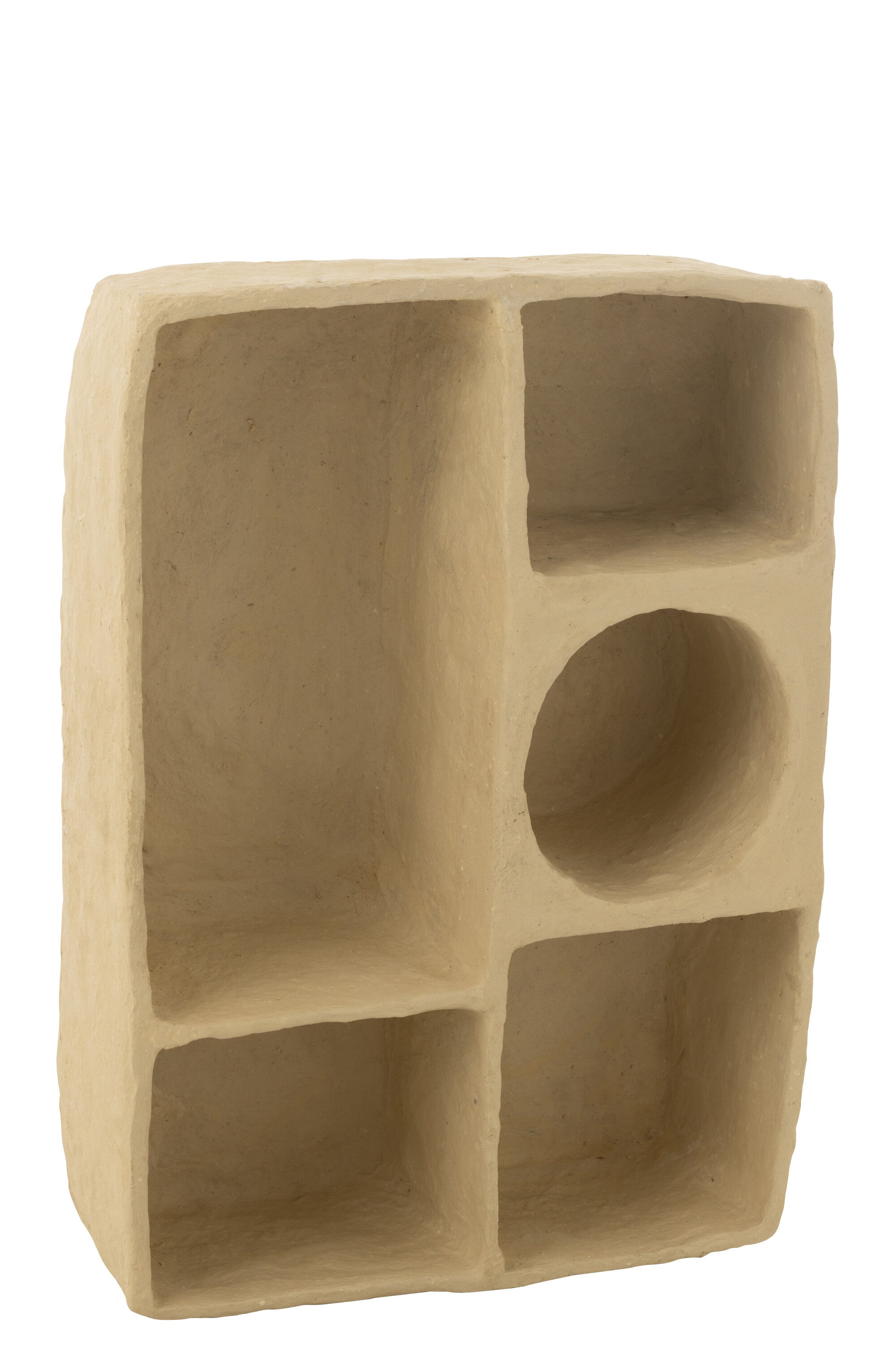 J-Line wandrek Flint - papier maché - naturel - large