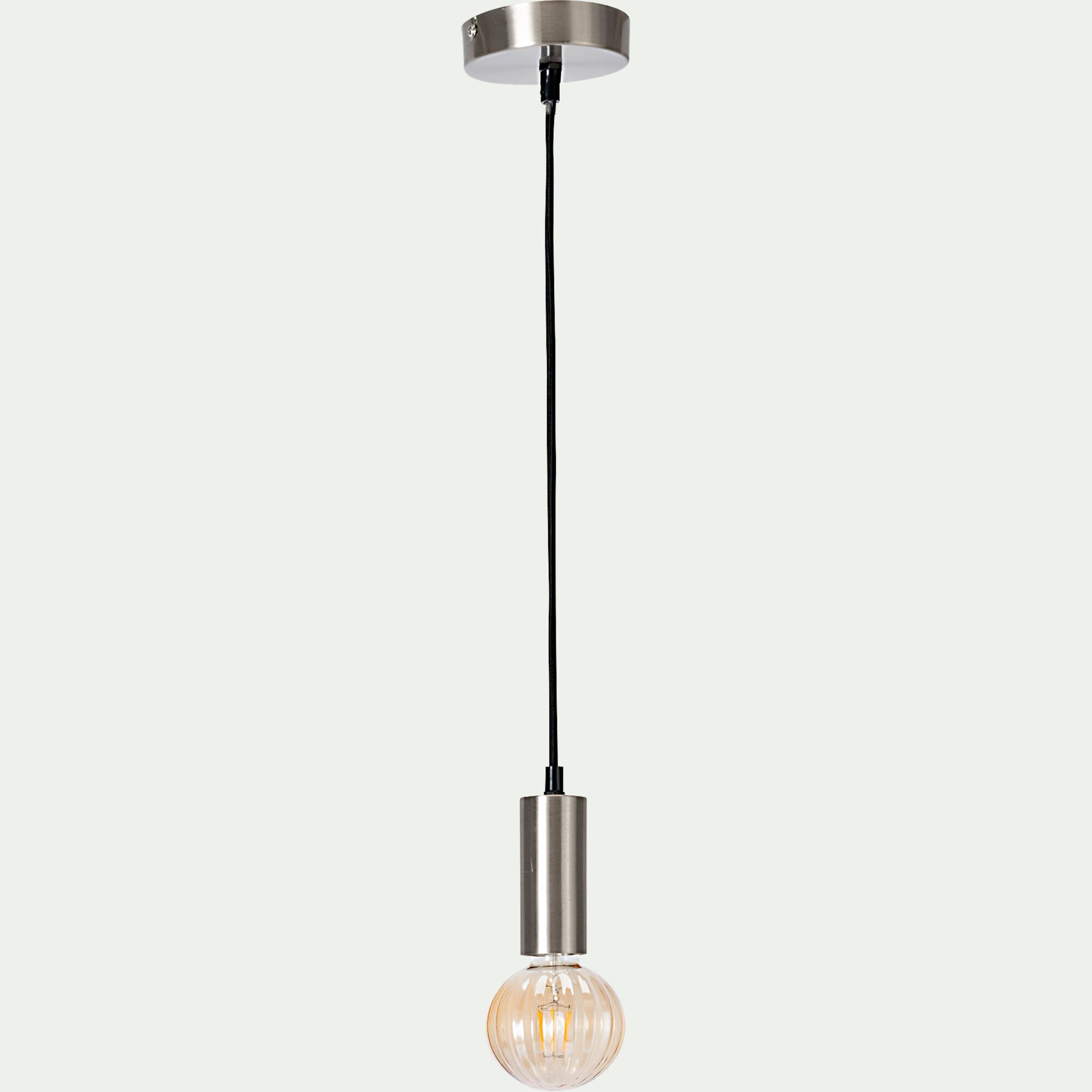 TEOULA - Suspension électrifiée en fer D10x150cm - argenté