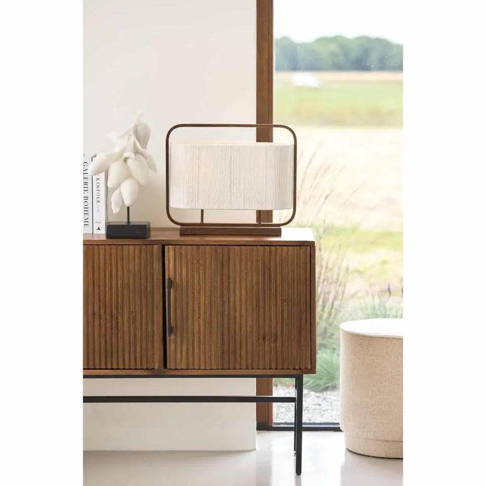 Tafellamp Lecce - Donkerbruin - 45x15x37.5cm