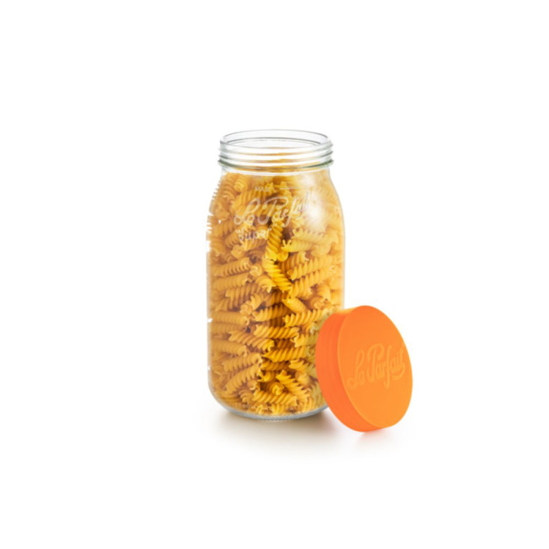 Bocal en verre Color Vis orange 2 L LE PARFAIT