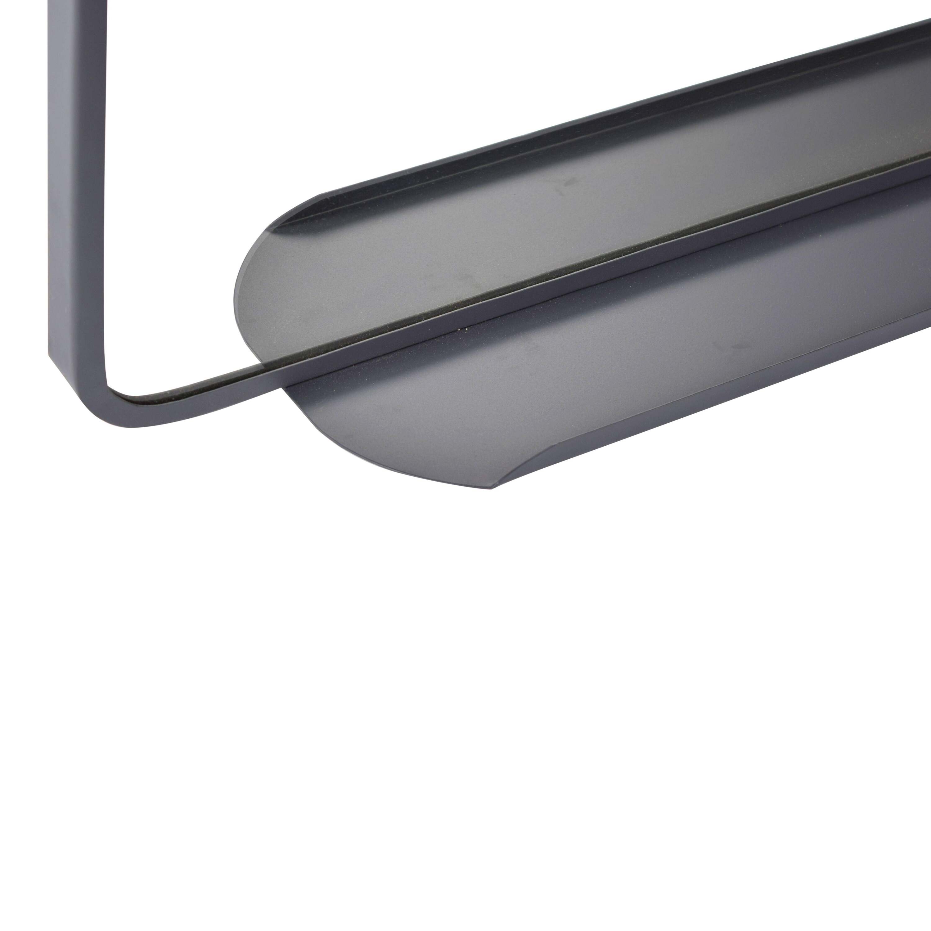 LOFT42 Industry Spiegel Rechthoek met planchet - Metaal - Mat Zwart