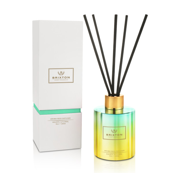 Dyfuzor zapachowy z patyczkami BRIXTON 120ml Aquatic & Floral