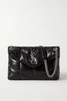 Saint Laurent Loulou Puffer small quilted leather shoulder bag black