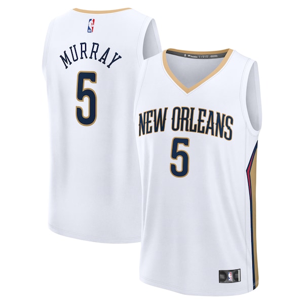 Dejounte Murray New Orleans Pelicans  Fast Break Replica Player Jersey - Association Edition - White
