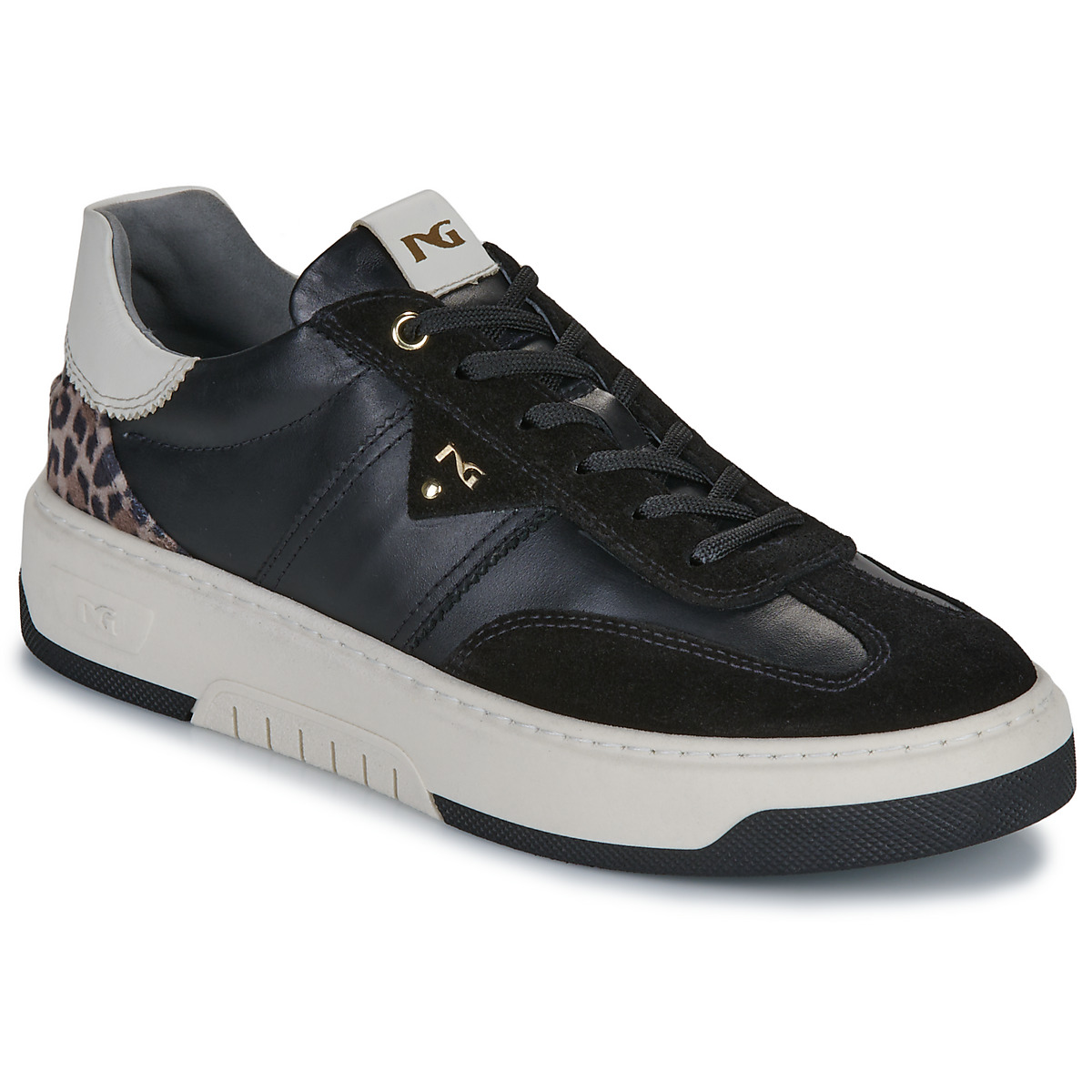 NeroGiardini - I411645D-100 - Black / Leopard