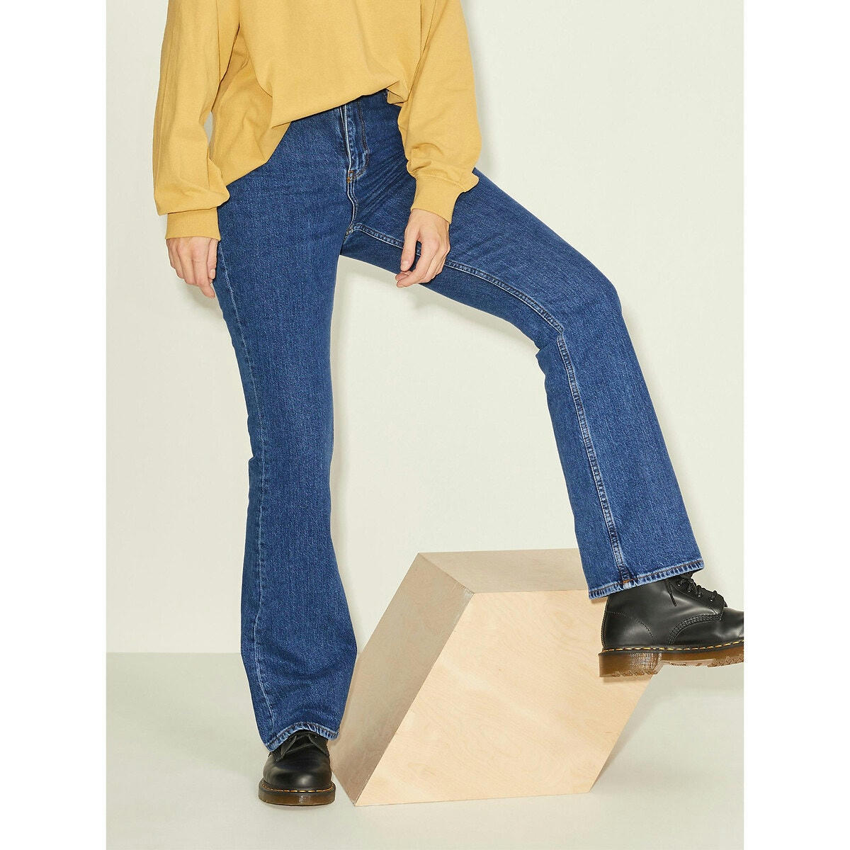 Jean bootcut taille haute