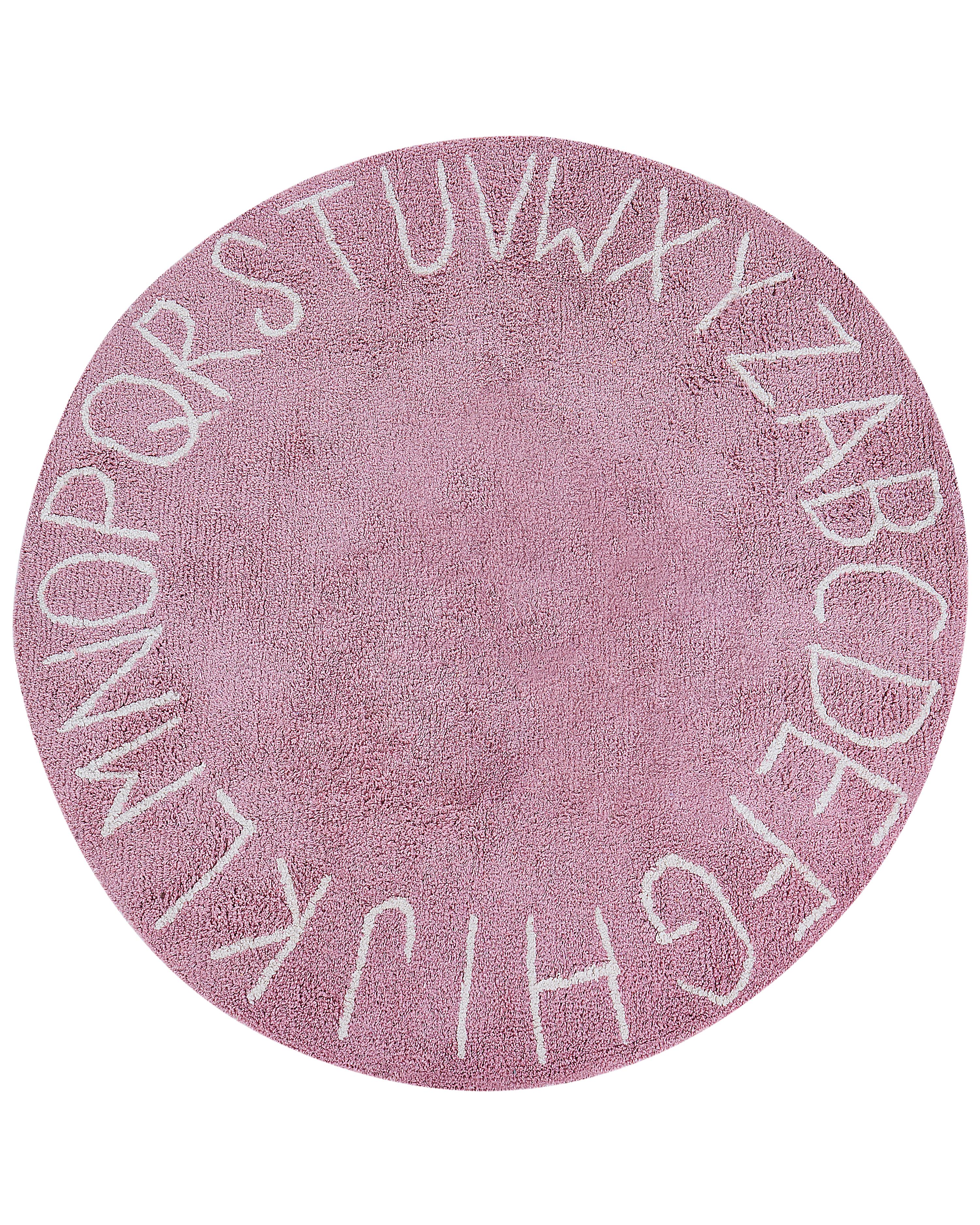 Kids Rug VURGUN Pink ? 120 cm Cotton